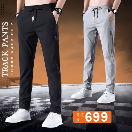 💥Buy 1 Get 1 Free💥 Premium Men's Lycra Track Pants ✨